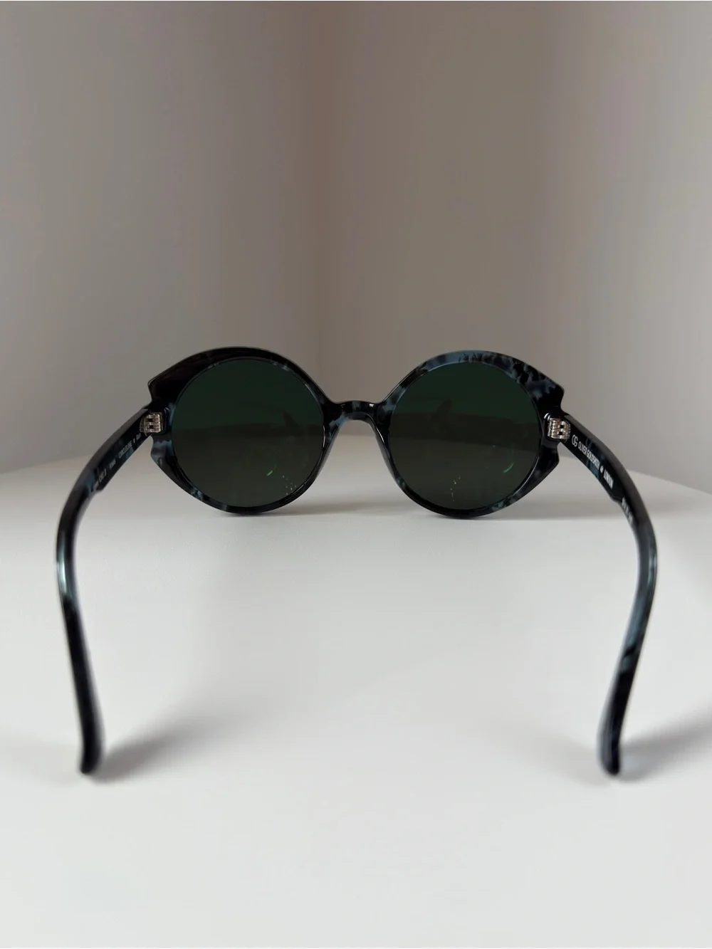 OLIVER GOLDSMITH Handmade ‘Circle Line’ Sunglasses in Rain
